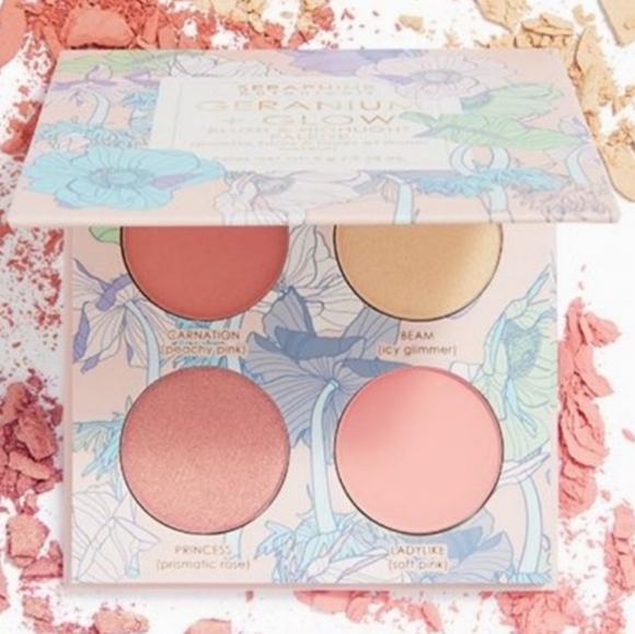 🆕️Seraphine Geranium + Glow Blush & Highlight Palette - Picture 1 of 3